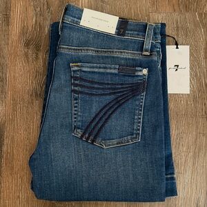 NWT 7 For All Mankind Tailorless Dojo Jeans 7FAMK